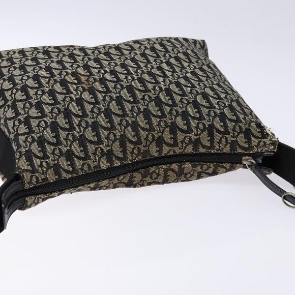 DIOR Trotter Canvas Shoulder Bag Navy Silver - Picture 6 of 12